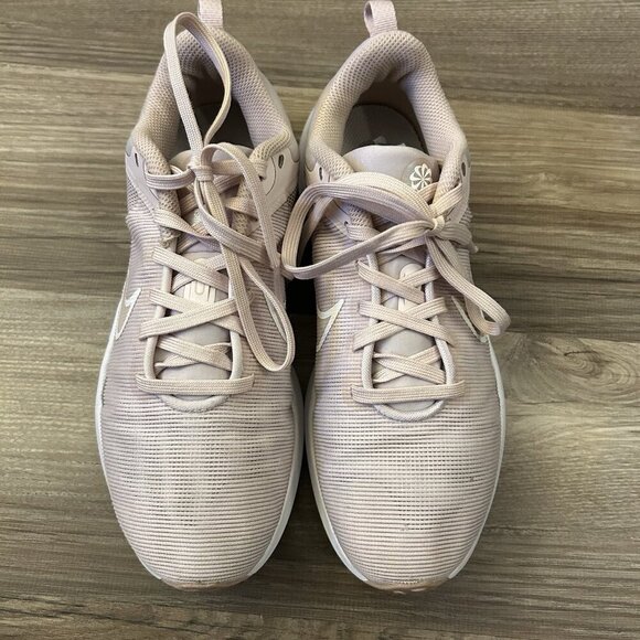 Nike Women's Downshifter 12 Sneakers Size 6.5 Barely Rose White Running Shoe GUC - Picture 8 of 12